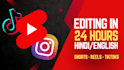 edit youtube shorts like dhruv rathee in 24 hours