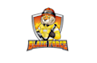 draw wonderful firefighter character mascot logo design
