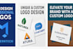 design professional logo and brand graphics