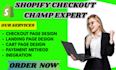 do shopify checkout champ integration and customization  for your store