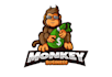 design professional cartoon and mascot monkey logo design