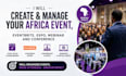 create and manage your africa event, eventbrite, expo, webinar and conference