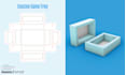 create packaging box dieline, die cut, and keyline template