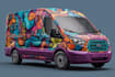do van wrap, car wrap, vehicle wrap, car wrap design