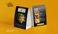 design custom food menu for restaurant, bar, or coffee shop