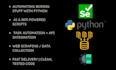 create custom python automation scripts and bots