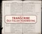 transcribe and translate old italian and latin records