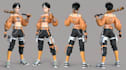 custom 3d model,oc anime or stylized cartoon 3d render,game character,design stl