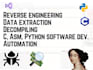 do software reverse, decompile, malware analysis, data extraction