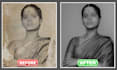 restore and enhance old or damaged photos