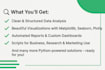 create custom python data analysis and visualization tools