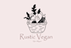 design rustic vegan logo