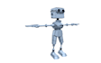 make 3d robot characters in blender