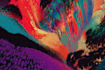 create modern abstract digital art paintings