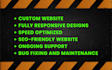 do website development as full stack web developer, backend frontend developer