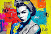 create a unique street pop art illustration