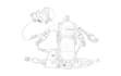 create clean vector line art and technical product drawings