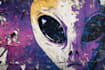 paint real graffiti art on the street wall