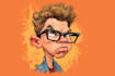 make cartoon caricature, avatar