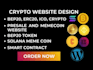 make solana presale website, solana token, staking website and smart contract