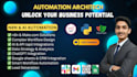 build n8n, zapier ai agent workflows for your business automation