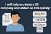 register USA llc, apply ein, and setup payoneer and wise