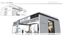 trade booth, stand, exhibition booth design rendering