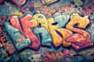 design amazing graffiti and pop art