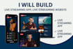 build agora live streaming app, live streaming website, live streaming app
