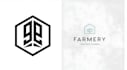 create a modern geometric 3d logo with polygon elements