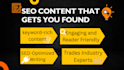 write SEO content for plumbing, electrician, and contractor websites