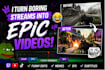 do funny gaming video editing for youtube, tiktok