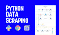 do data scraping, crawling, and mining by python website scraper