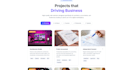 create a responsive landing page as your cover letter
