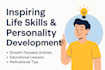 write inspiring life skills and personality development content