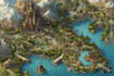 create custom fantasy map illustration