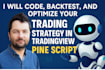 code, backtest, and optimize your trading strategy in tradingview pine script