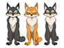 make a reference sheet of your furry ocs