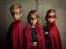 design a family superhero portraits