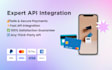 integrate any third party API or payment gateway into your app or website
