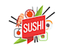 create eye catching sushi logo for you in just 1 day