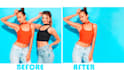 change images background and editing, person add and remove