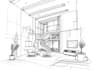 draw interior sketch and architectural designs