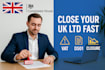 strike off UK ltd, close or dissolve UK company, deregister vat