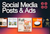 design effective social media ad, post, carousel