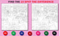 draw a hidden object and spot the difference picture