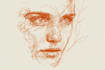 draw freehand digital scribble sketch, line art
