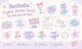 create aesthetic digital sticker packs for journaling