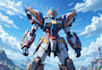 do anime style mecha robot illustrations