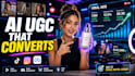 create ai ads, ai ugc ads, ai realistic avatar for product